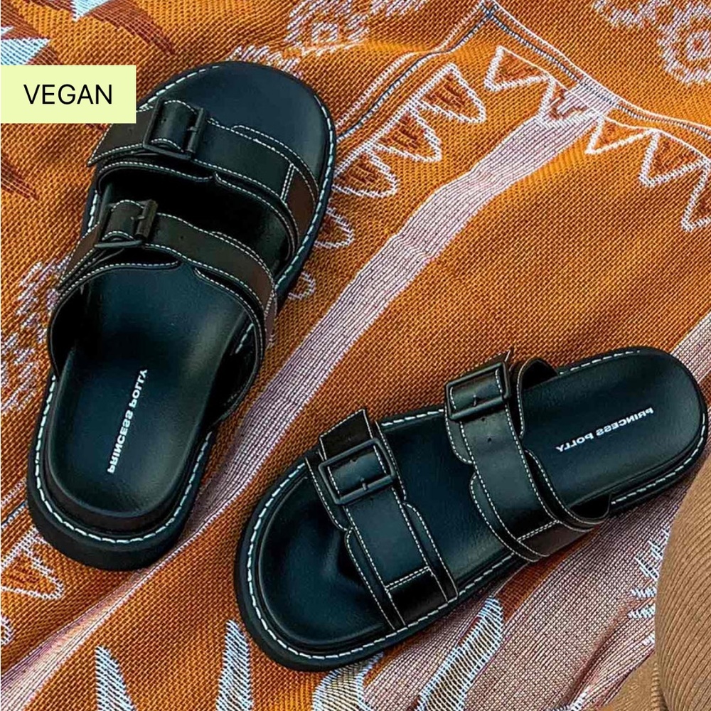 PRINCESS POLLY | Ma Belle Sandals Contrast Stitch